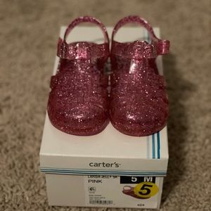 Girls Pink Jelly Sandals